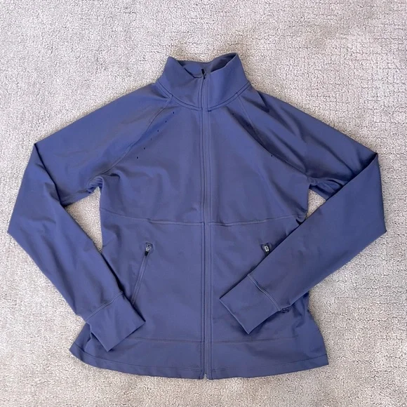 Zella Performance Jacket in Grey Stone Size L Large - Picture 3 of 10